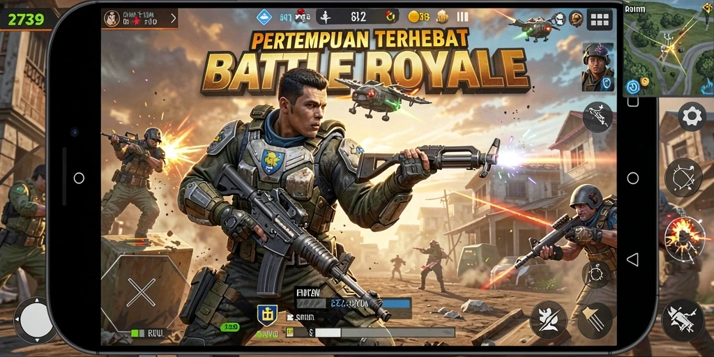 Screenshot gameplay <strong>2739</strong> dengan aksi pertempuran seru.