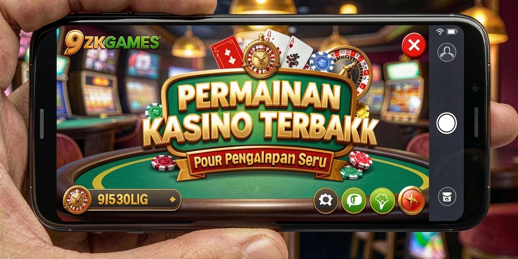 Gameplay menegangkan dari permainan Kasino di 9ZKGAMES
