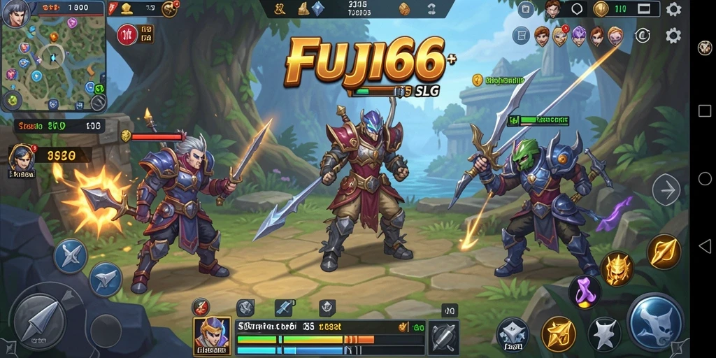 Tampilan seru gameplay FUJI66 saat merancang strategi.