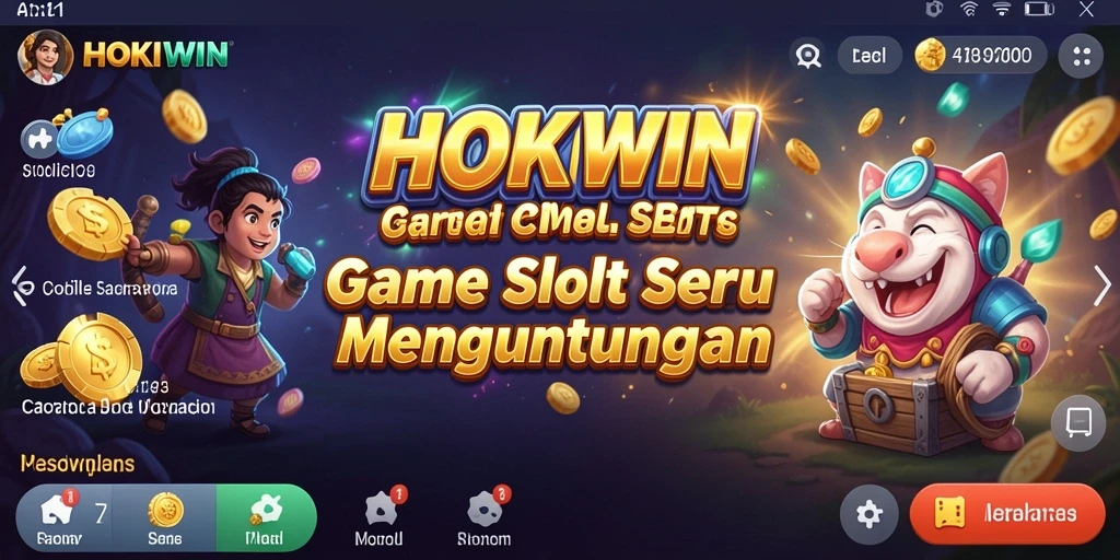 Screenshot gameplay HOKIWIN yang menunjukkan putaran Slot yang mengasyikkan.