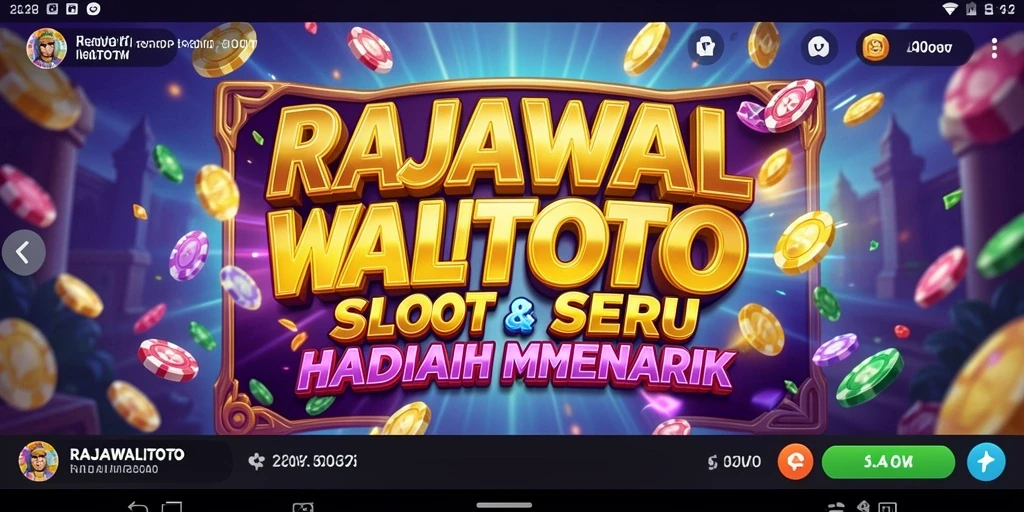 Tampilan gameplay seru RAJAWALITOTO dengan fitur slot menarik.