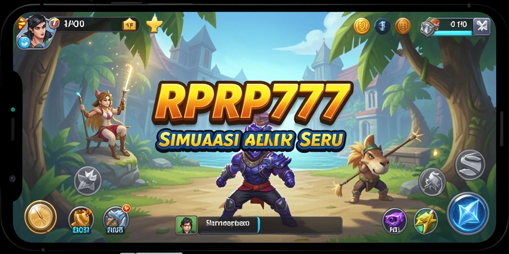 Gameplay RPRP777 yang seru dan mengasyikkan dalam simulasi.